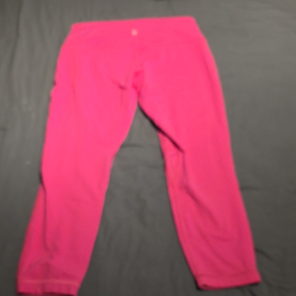 Lululemon Pink Double Lined Aligns